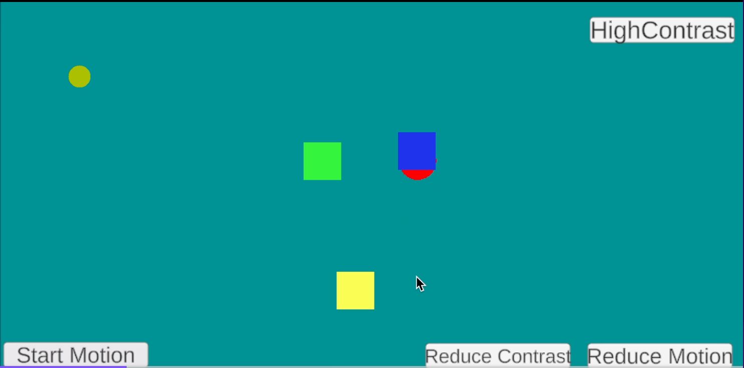 Unity Accessibility Demo Preview