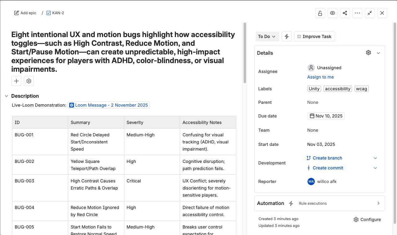 Teleporting Shapes Bug Screenshot 4